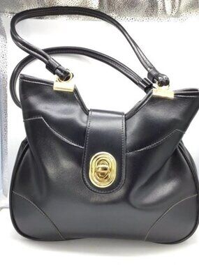 Dover 1950s Vintage Black Tote, Style 9138
